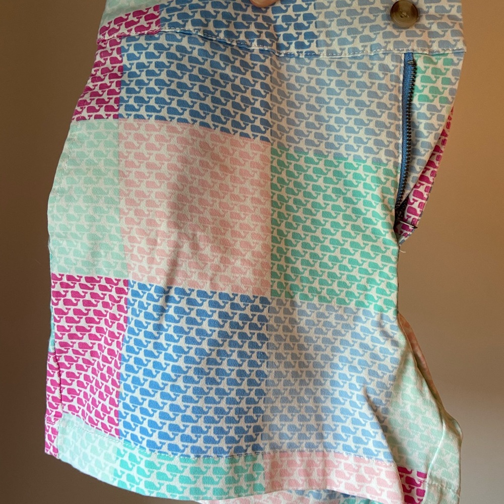 Vineyard vine/target color block shorts